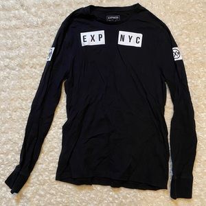 Size small, Express long sleeve tee